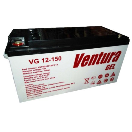 Ventura VG 12-150 Gel АКБ описание, отзывы, характеристики