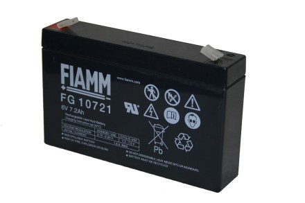 FIAMM FG10721 АКБ 6V 7,2Ah, 6В 7.2 Ач опис, відгуки, характеристики
