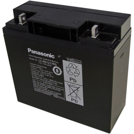 Panasonic LC-XD1217PG 12V 17Ah, 12В 17Ач АКБ опис, відгуки, характеристики