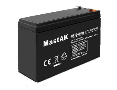 MastAK HR12-20BW 12V 5Ah, 12В 5Ач АКБ опис, відгуки, характеристики
