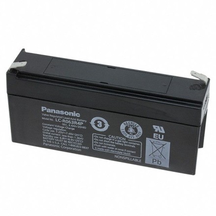 Panasonic LC-R063R4P 6V 3.4 Ah, 6В 3.4Ач АКБ описание, отзывы, характеристики