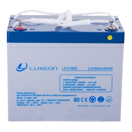 LUXEON LX12-60G АКБ 12v-60ah 12в 60Ач описание, отзывы, характеристики