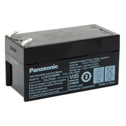 Panasonic 12V 1.3Ah (LC-R121R3PG) 12V 1.3Ah, 12В 1.3Ач АКБ опис, відгуки, характеристики