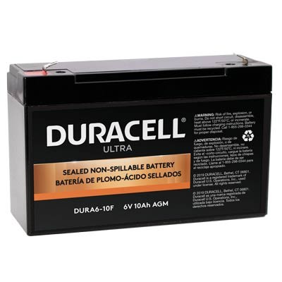 Duracell DURA6-10F 6V 10Ah описание, отзывы, характеристики