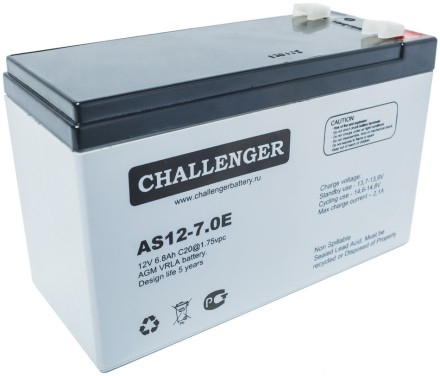 Challenger AS12-7.0ЕL АКБ описание, отзывы, характеристики