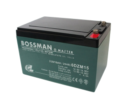 Тяговий акумулятор для електровелосипеда BOSSMAN AGM 6DZM15 12V 15Ah