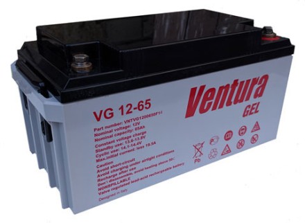 Ventura VG 12-65 Gel АКБ описание, отзывы, характеристики