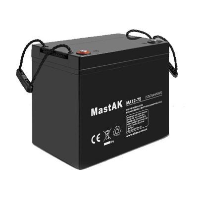 MastAK MA12-75 12V 75Ah, 12В 75Ач АКБ описание, отзывы, характеристики