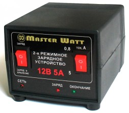 Master Watt 0.8-5А 12В Автоматическое Зарядное устройство (Мастер Ватт)