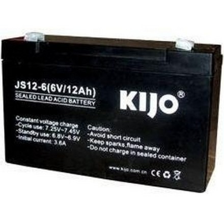 Kijo JS6-12 6V 12Ah, 6В 12Ач АКБ описание, отзывы, характеристики