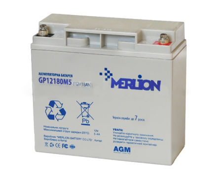 MERLION AGM GP1218M5 12V 18Ah АКБ    описание, отзывы, характеристики