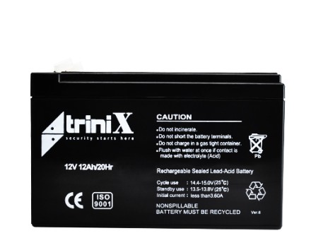 Trinix 12V 12Аh, 12В 12Ач АКБ описание, отзывы, характеристики
