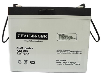Challenger A12-70S АКБ описание, отзывы, характеристики