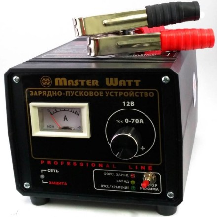 Master Watt 12В 70А Пуско-Зарядное устройство (Мастер Ватт) описание, отзывы, характеристики