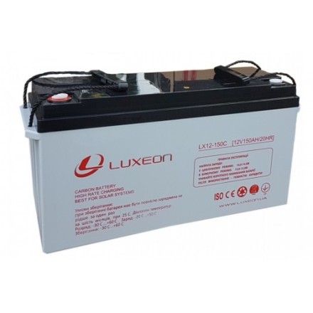 LUXEON (LX12-150C) 12V 150Ah, 12В 150Ач АКБ описание, отзывы, характеристики
