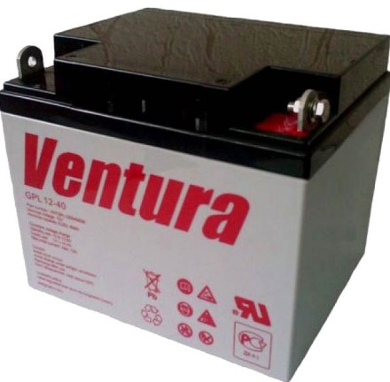Аккумулятор Ventura GPL 12-40 (12V-40 ah, 12В-40 Ач) описание, отзывы, характеристики