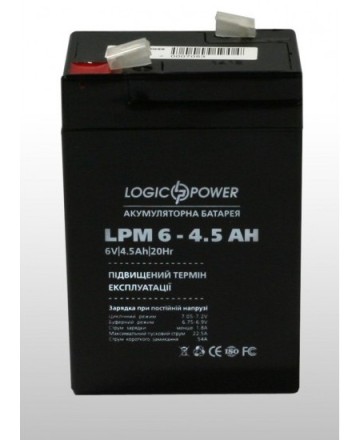 6V 4.5Ah, 6V4.5Ah LogicPower LPM 6-4.5 ah описание, отзывы, характеристики