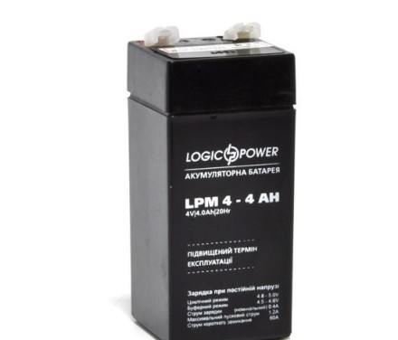 4V 4Ah, 4V4Ah LogicPower LPM 4-4 ah описание, отзывы, характеристики