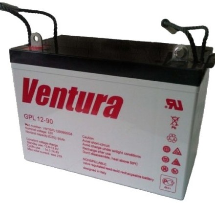 Аккумулятор Ventura GPL 12-90 (12V-90 ah, 12В-90 Ач) описание, отзывы, характеристики