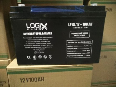 LogixPlus LPM GL 12-100 гелевый аккумулятор 12V 100Ah для Котла ИБП Вьетнам описание, отзывы, характеристики