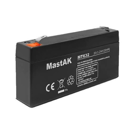 MastAK MT632 6V 3.2Ah, 6В 3.2 Ач АКБ описание, отзывы, характеристики