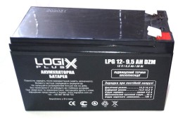 LogixPlus LPG 12-9 (12v9ah) гелевий АКБ
