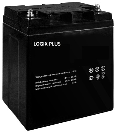 12V26Ah Logix Plus LPM 12-26 описание, отзывы, характеристики