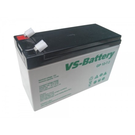 VS-BATTERY GP 12-7.2 12V 7,2Ah АКБ опис, відгуки, характеристики