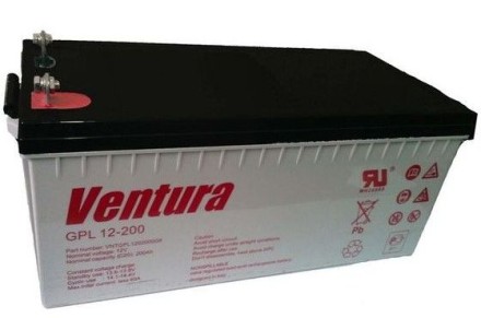 Акумулятор Ventura GPL 12-200 (12V-200 ah, 12В-200 Ач) опис, відгуки, характеристики