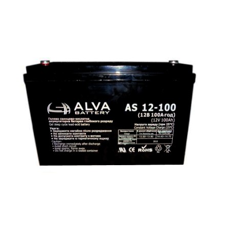 ALVA AS12-100 АКБ 12v100ah 12в 100ач описание, отзывы, характеристики