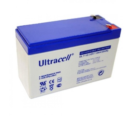 Ultracell UL 7-12 (UL7-12) АКБ 12v 7ah 12в 7Ач описание, отзывы, характеристики