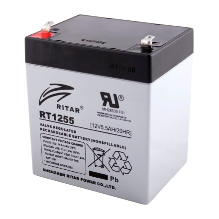 RITAR RT1255 12V 5,5Ah АКБ опис, відгуки, характеристики