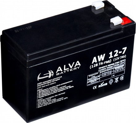 ALVA AW12-7 АКБ 12v7ah 12в 7ач  описание, отзывы, характеристики