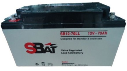 12V70Ah Battery SB 12-70 LL Акумулятор опис, відгуки, характеристики