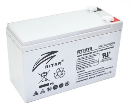 RITAR RT1270 12V 7Ah АКБ опис, відгуки, характеристики