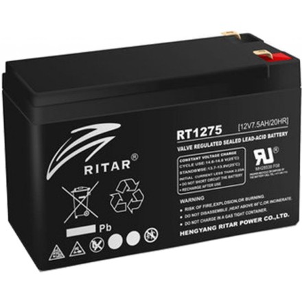 RITAR RT1275B 12V 7,5Ah АКБ описание, отзывы, характеристики