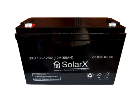 SolarX SXG100-12 12V 100Ah, 12В 100Ач АКБ описание, отзывы, характеристики