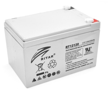 RITAR RT12120 12V 12Ah АКБ опис, відгуки, характеристики