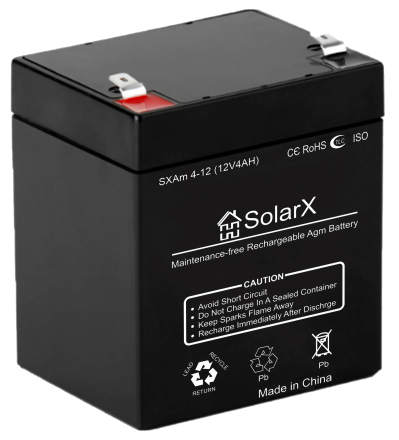 SolarX SXAm4-12 12V 4Ah, 12В 4Ач АКБ описание, отзывы, характеристики