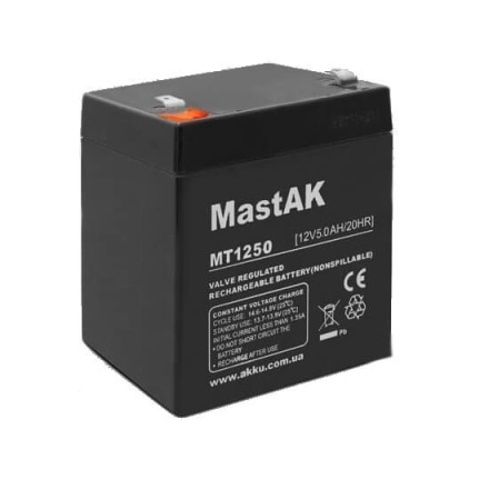 MastAK MT 1250 12V 5.0Ah, 12В 5.0Ач АКБ описание, отзывы, характеристики
