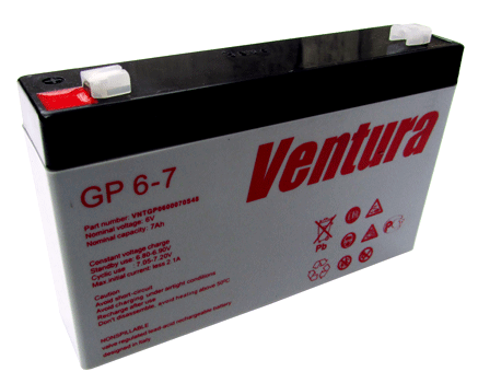 Ventura GP 6-7 АКБ описание, отзывы, характеристики