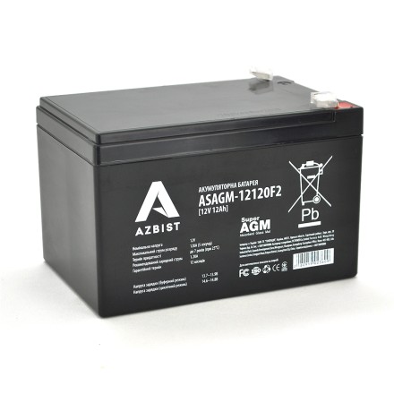Azbist ASAGM-12120F2 АКБ описание, отзывы, характеристики