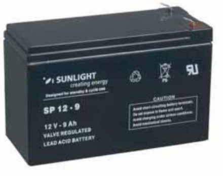 SUNLIGHT SP (SPa) 12 - 9 АКБ 12V 9Ah, 12В 9Ач опис, відгуки, характеристики