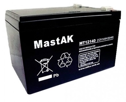 MastAK MT12140 12V 14Ah, 12В 14Ач АКБ описание, отзывы, характеристики