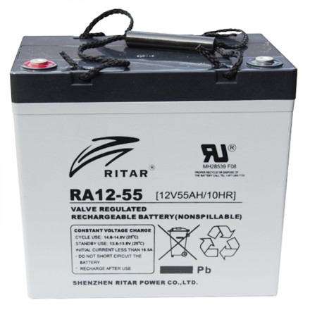 RITAR RA12-55 12V 55Ah АКБ описание, отзывы, характеристики