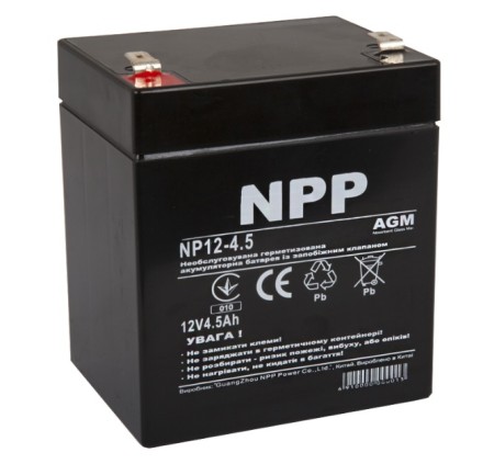 NPP NP12-4.5 АКБ опис, відгуки, характеристики