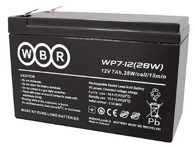 WBR (Long) WP7-12 (12V 7Ah, 12В 7Ач) Не китай-В&amp;#39;єтнам опис, відгуки, характеристики