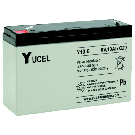 YUCEL (YUASA Europe) 6V 10AH Y10-6 опис, відгуки, характеристики