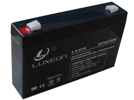 LUXEON LX670 АКБ 6v-7ah 6в 7Ач описание, отзывы, характеристики
