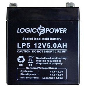 12V 5Ah, 12V5Ah LogicPower LP12-5 ah опис, відгуки, характеристики